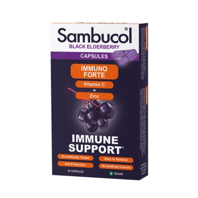 Sambucol Immuno Forte Capsules 30 Caps